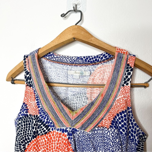 Boden Womens Colorful Abstract Print Sleeveless Tank Top 4 - Picture 3 of 8